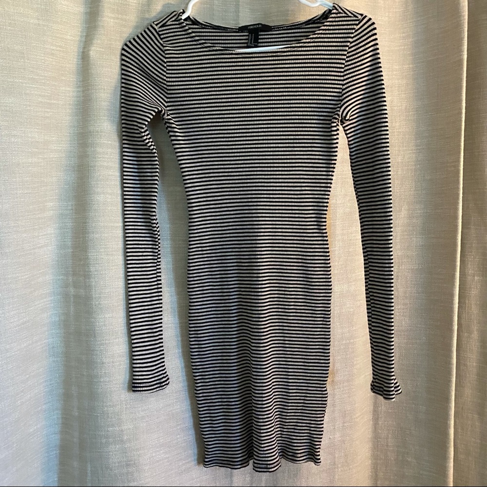 Forever 21 Bodycon Stripe Dress